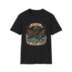 Stay In Your Lane T-Shirt — Vintage Caduceus, Swords & Roses Graphic Tee