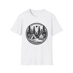 Camping Circle Outdoor Graphic T-Shirt