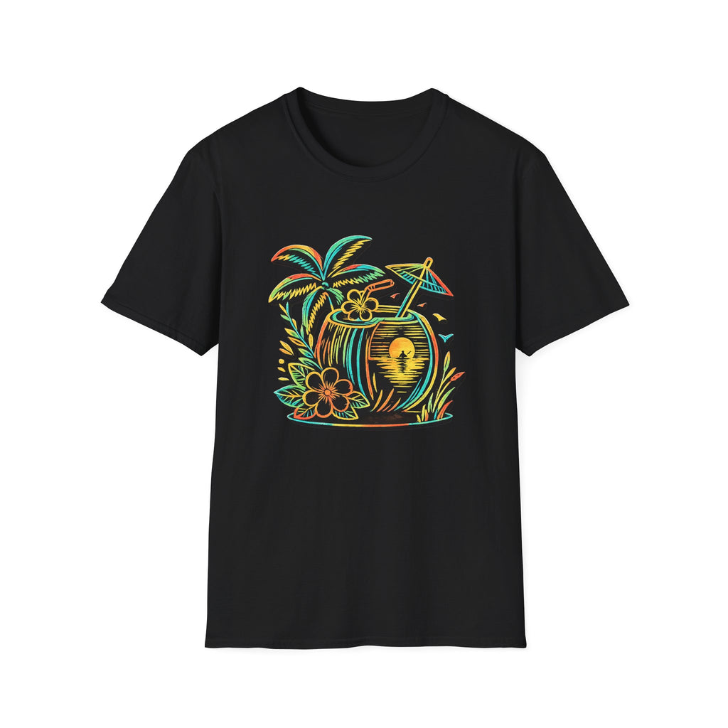 Tropical drink with kayak Graphic Tee