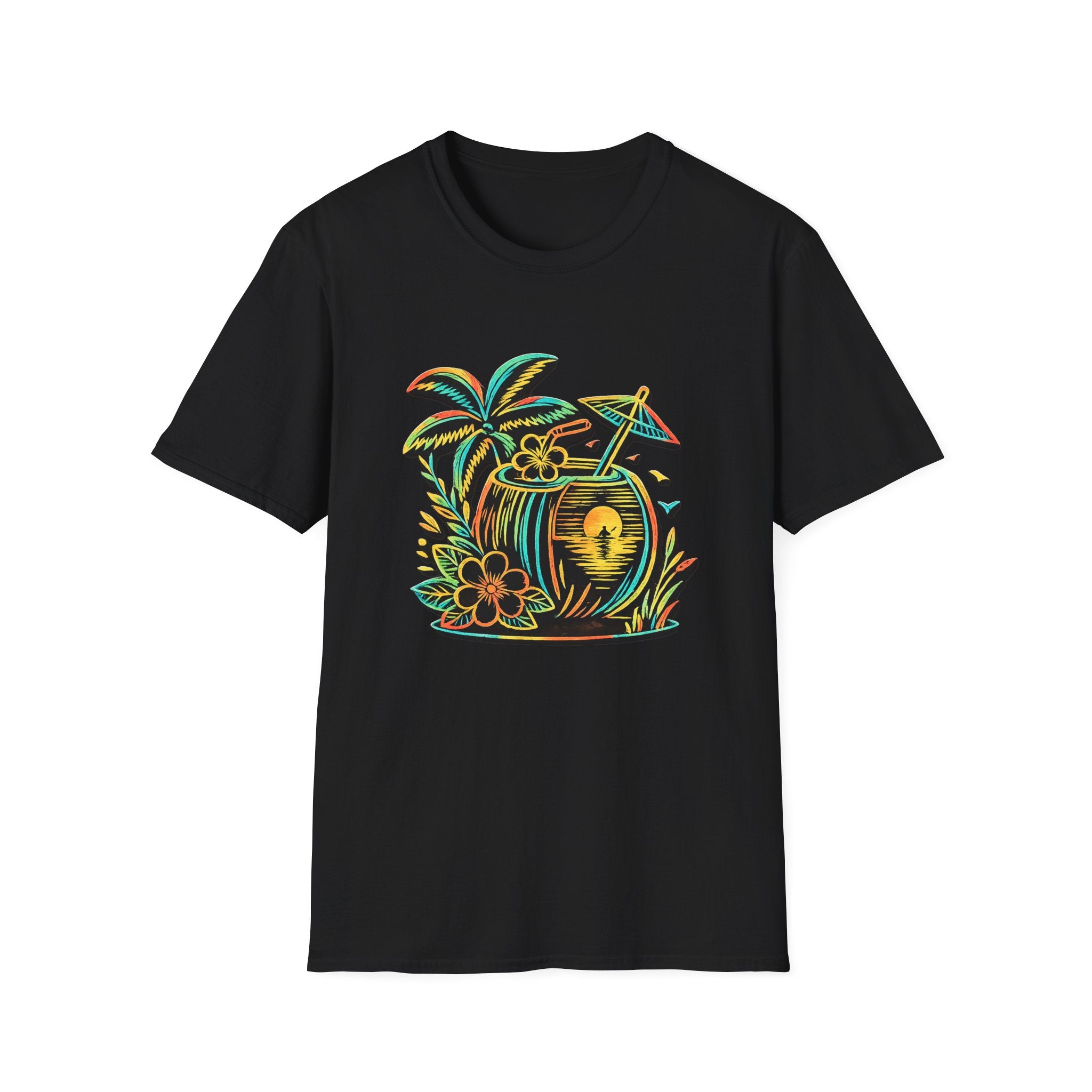 Tropical drink with kayak Graphic Tee