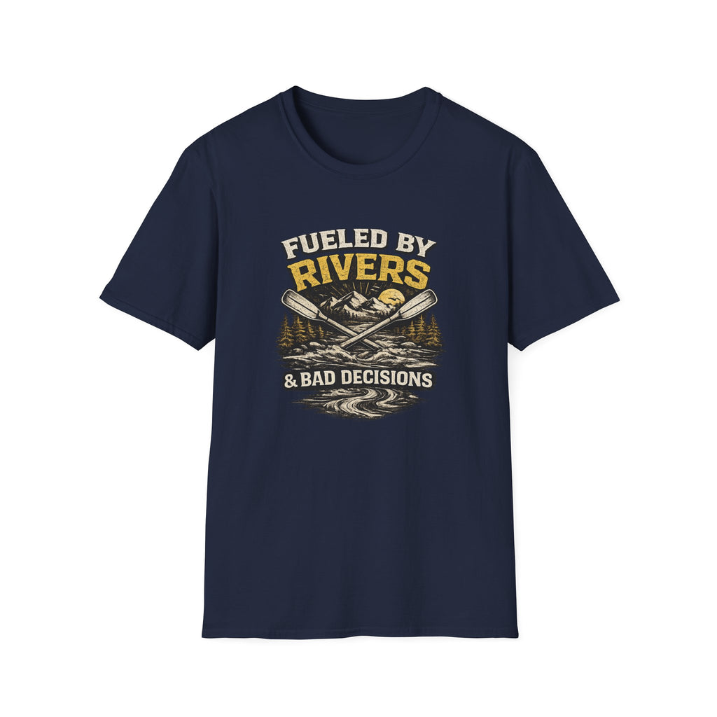 Fueled by Rivers T-Shirt — Kayak & Fishing Outdoor Adventure Tee