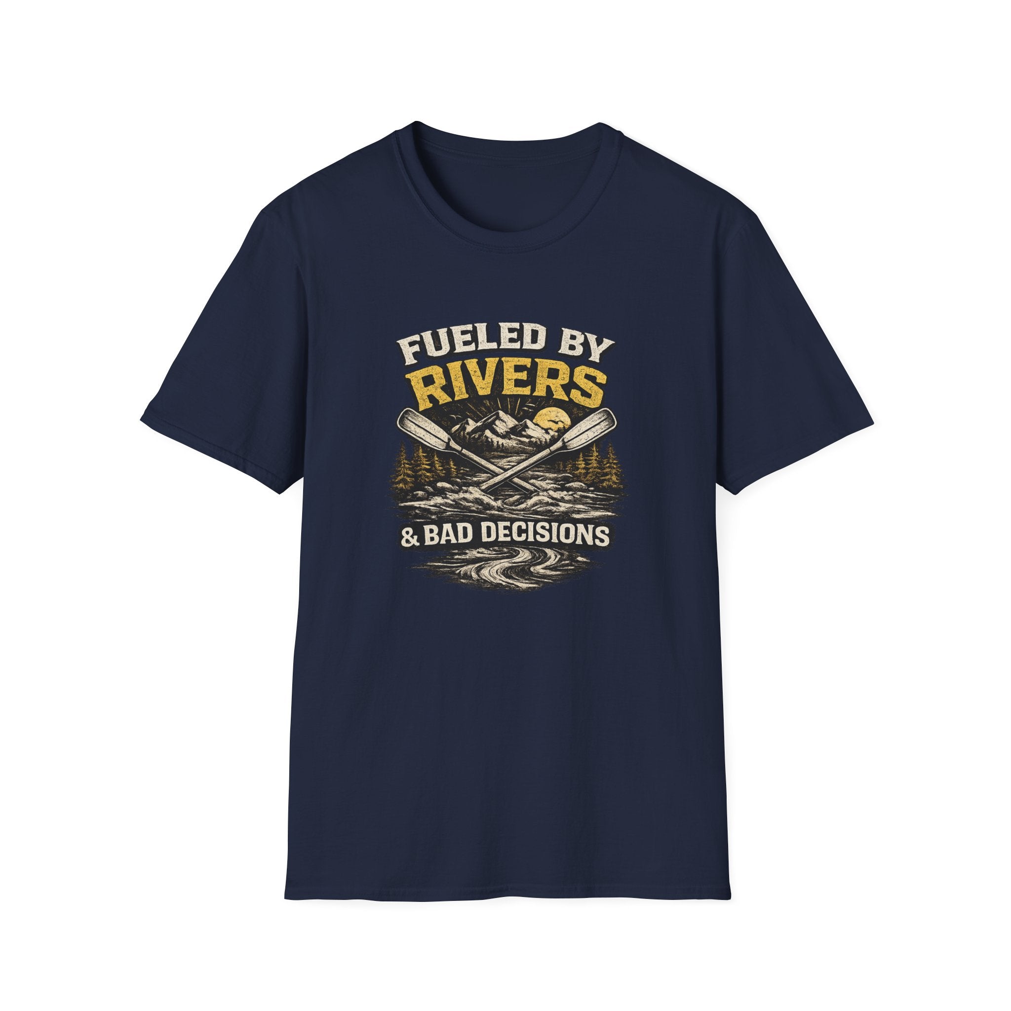 Fueled by Rivers T-Shirt — Kayak & Fishing Outdoor Adventure Tee