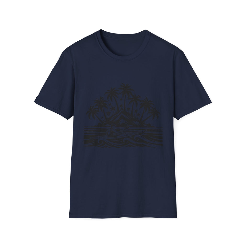 Tropical Waves Palm Island Graphic Tee