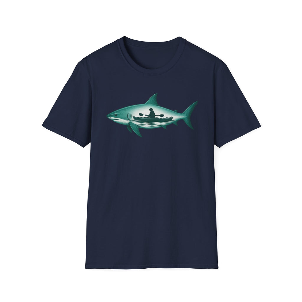 Shark Surf Silhouette T-Shirt — Ocean Kayak Graphic Tee