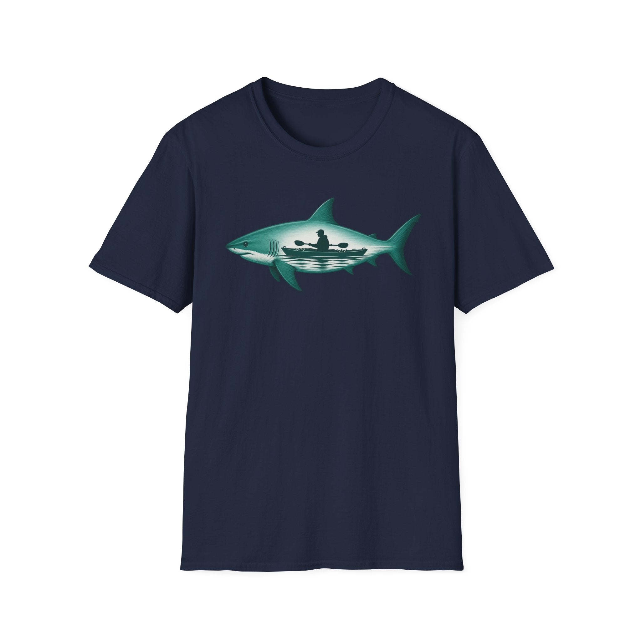 Shark Surf Silhouette T-Shirt — Ocean Kayak Graphic Tee