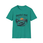 Paddle Hair Don't Care Kayak T-Shirt – Funny Tee for Outdoor Lovers
