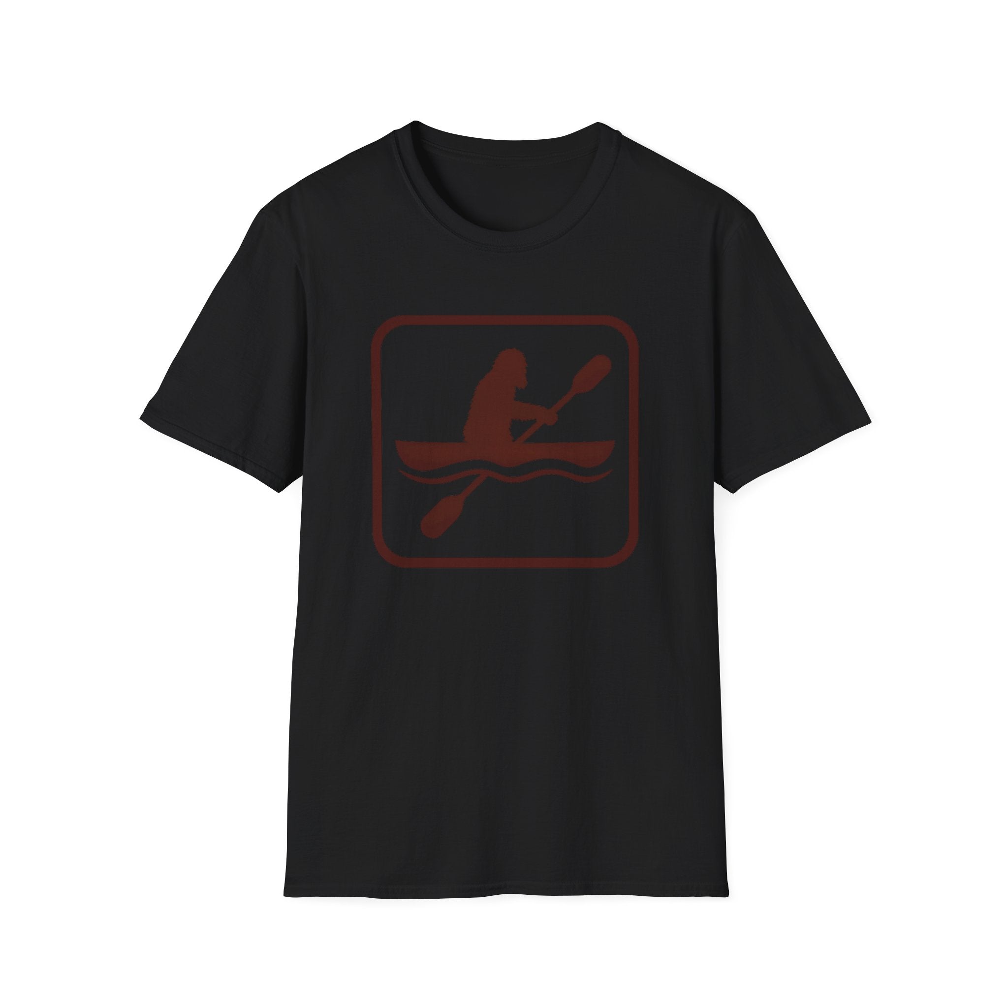 Kayaking Icon Retro Pictogram T-Shirt