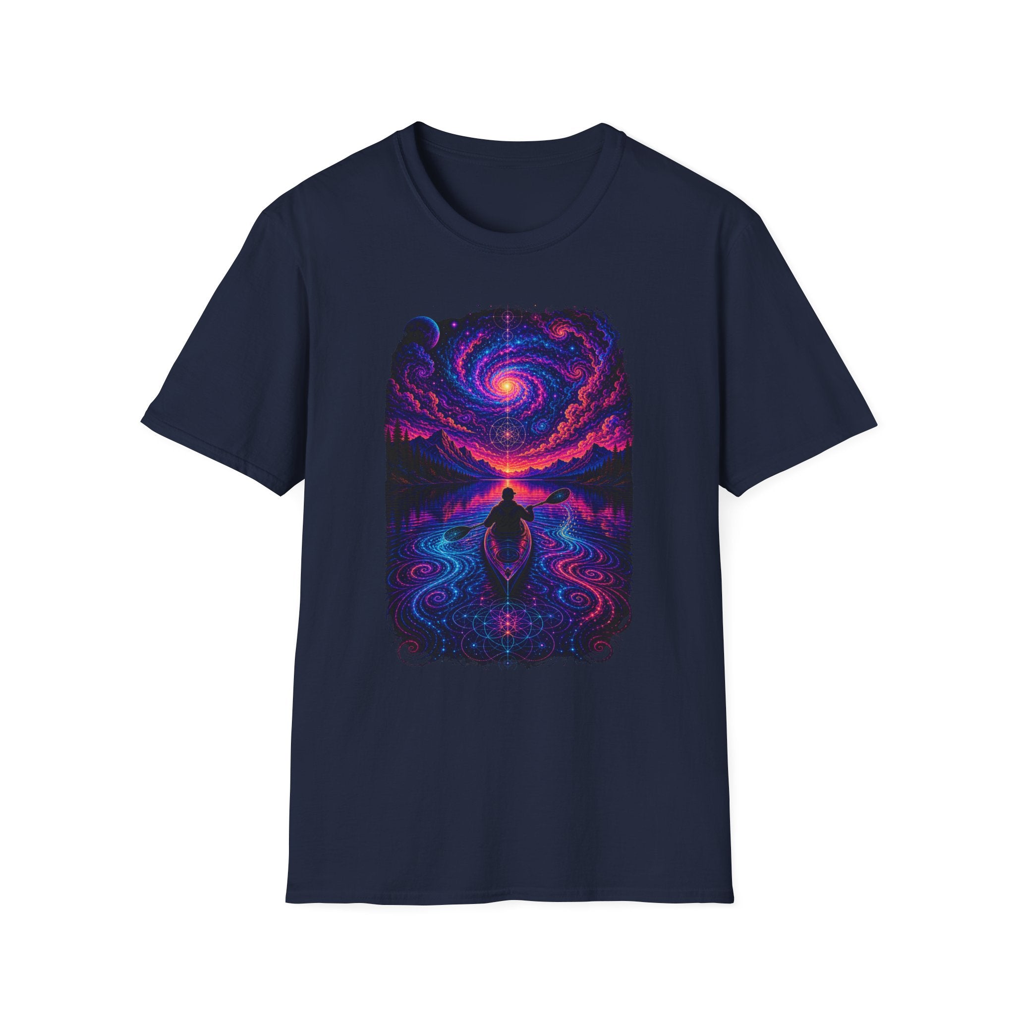 Cosmic Meditation T-Shirt — Galaxy Psychedelic Spiritual Tee
