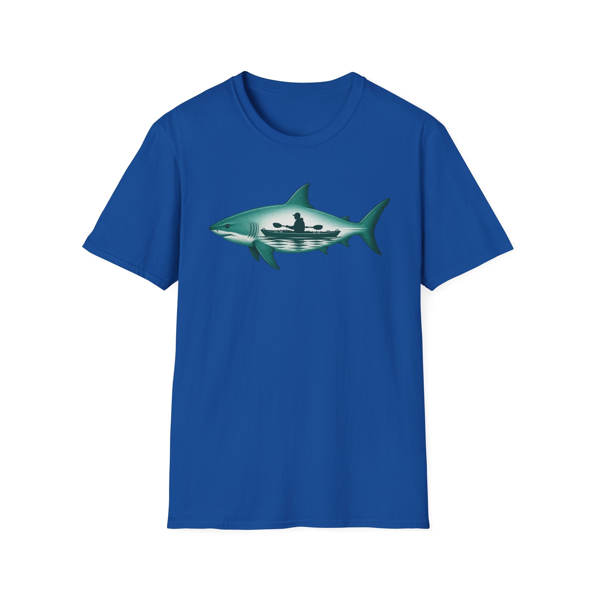 Shark Surf Silhouette T-Shirt — Ocean Kayak Graphic Tee