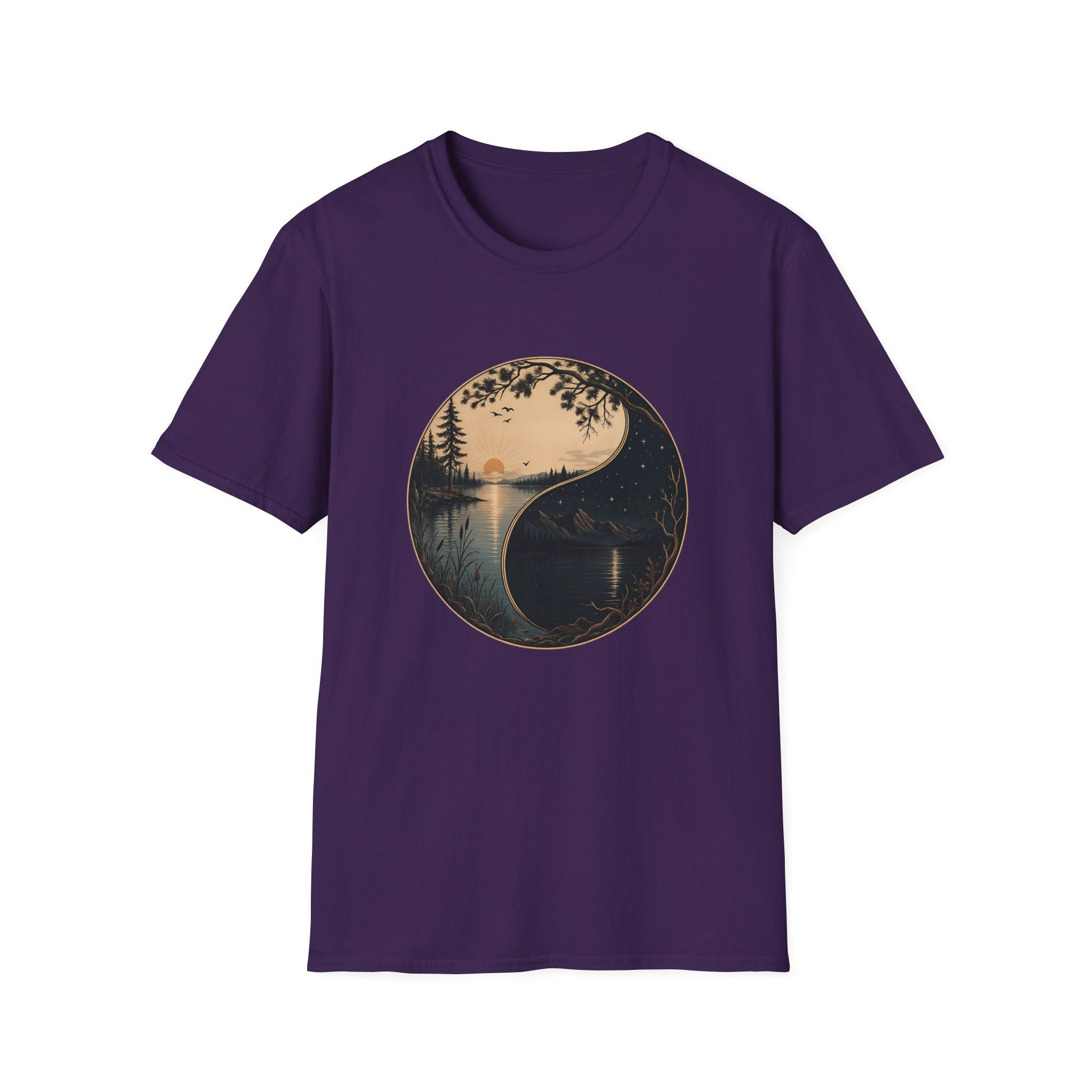 Yin Yang Nature Scenic T-Shirt