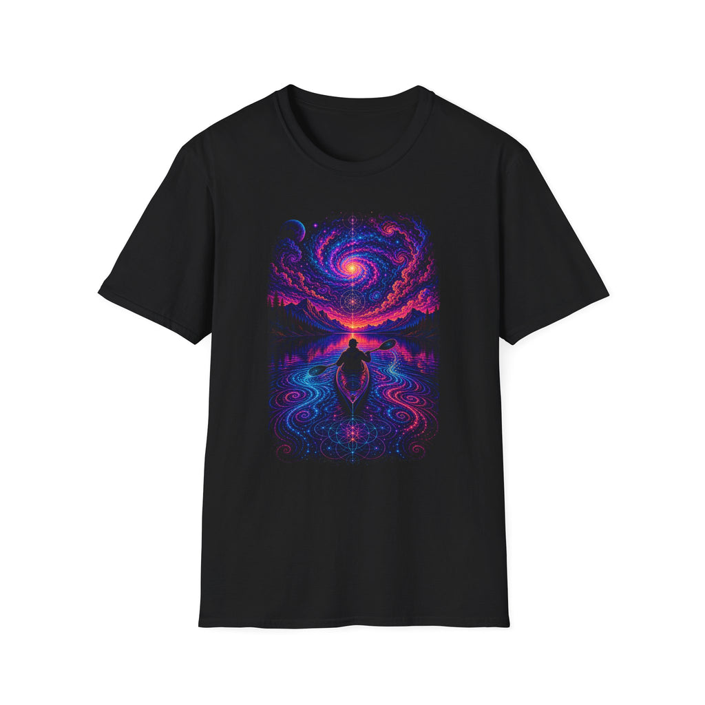 Cosmic Meditation T-Shirt — Galaxy Psychedelic Spiritual Tee
