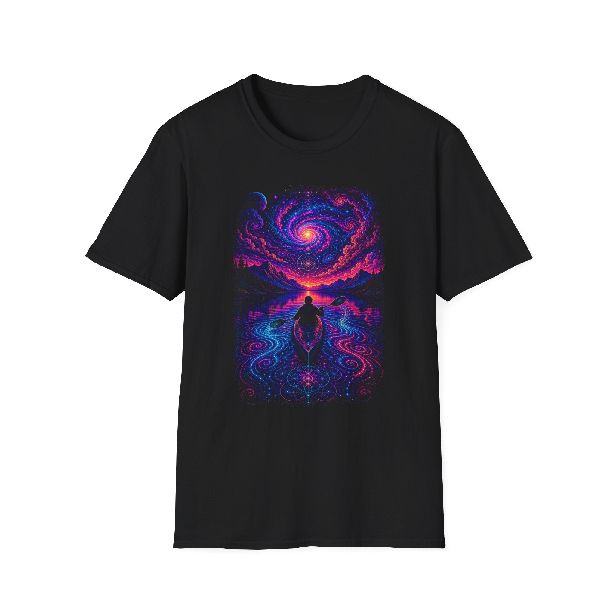 Cosmic Meditation T-Shirt — Galaxy Psychedelic Spiritual Tee