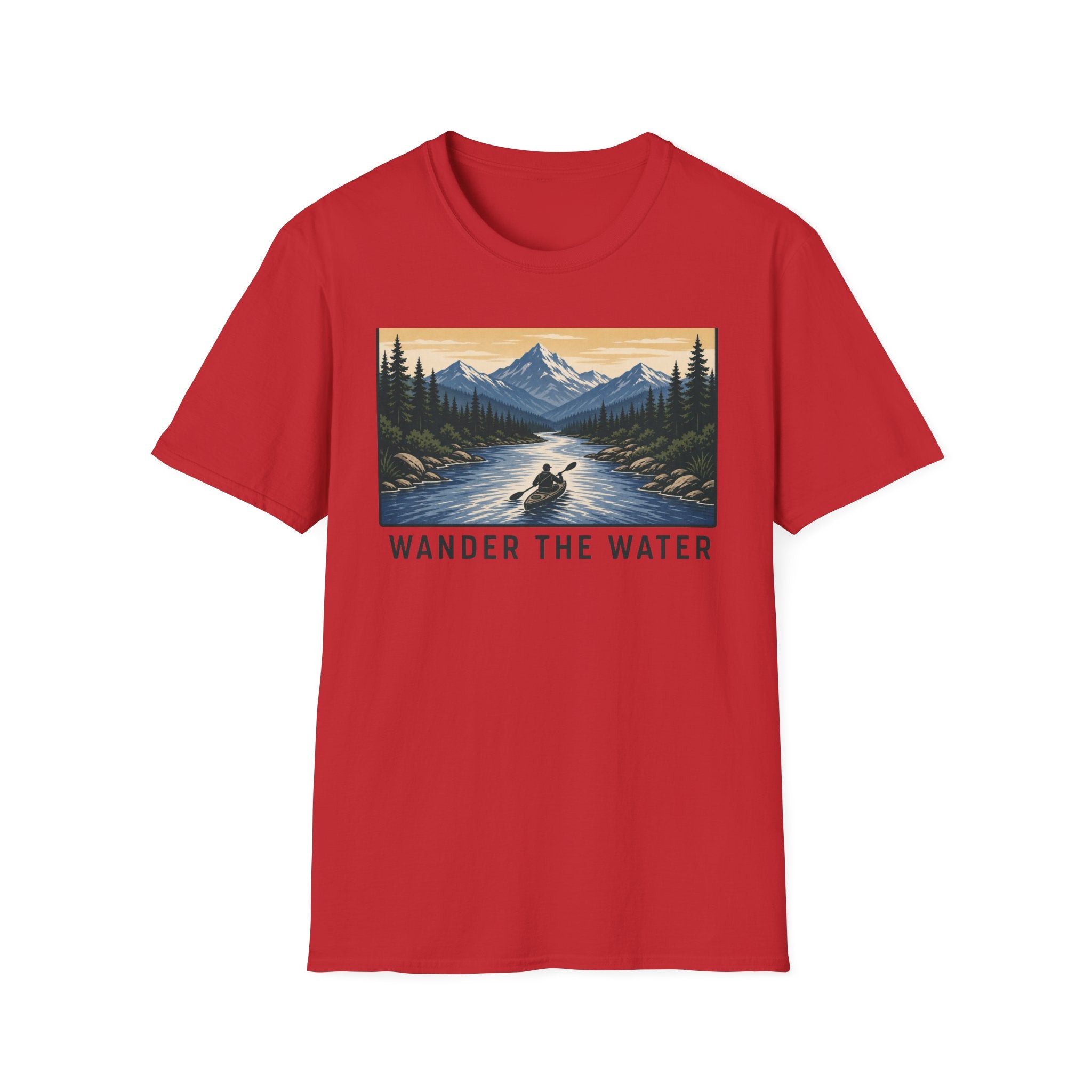 Wander the Water T-Shirt — Mountain Kayak Adventure Tee
