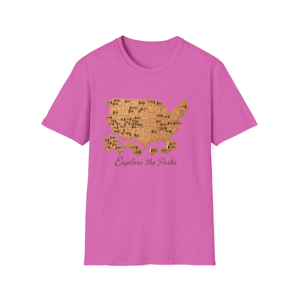 Explore the National Parks Map Tee