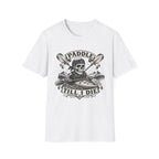 Paddle Till I Die T-Shirt — Skull Kayak Paddle Tee for Paddlers & Kayak Lovers