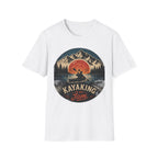 Kayaking Is My Jam T-Shirt — Retro Sunset Kayak Shirt for Paddlers