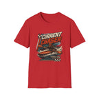 Current Chaser Kayak T-Shirt — Paddle Fast Live Free Vintage Watercraft Tee