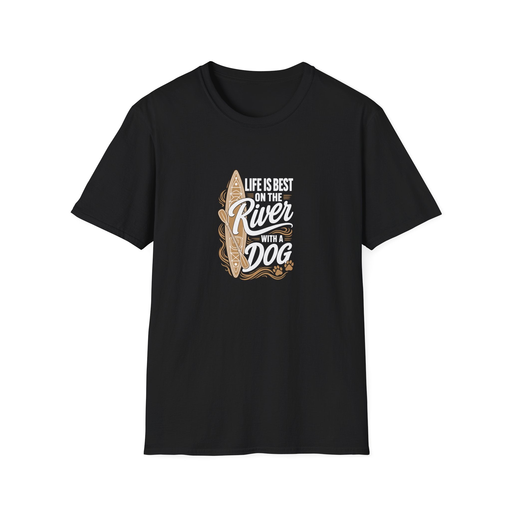 River Life with a Dog T-Shirt