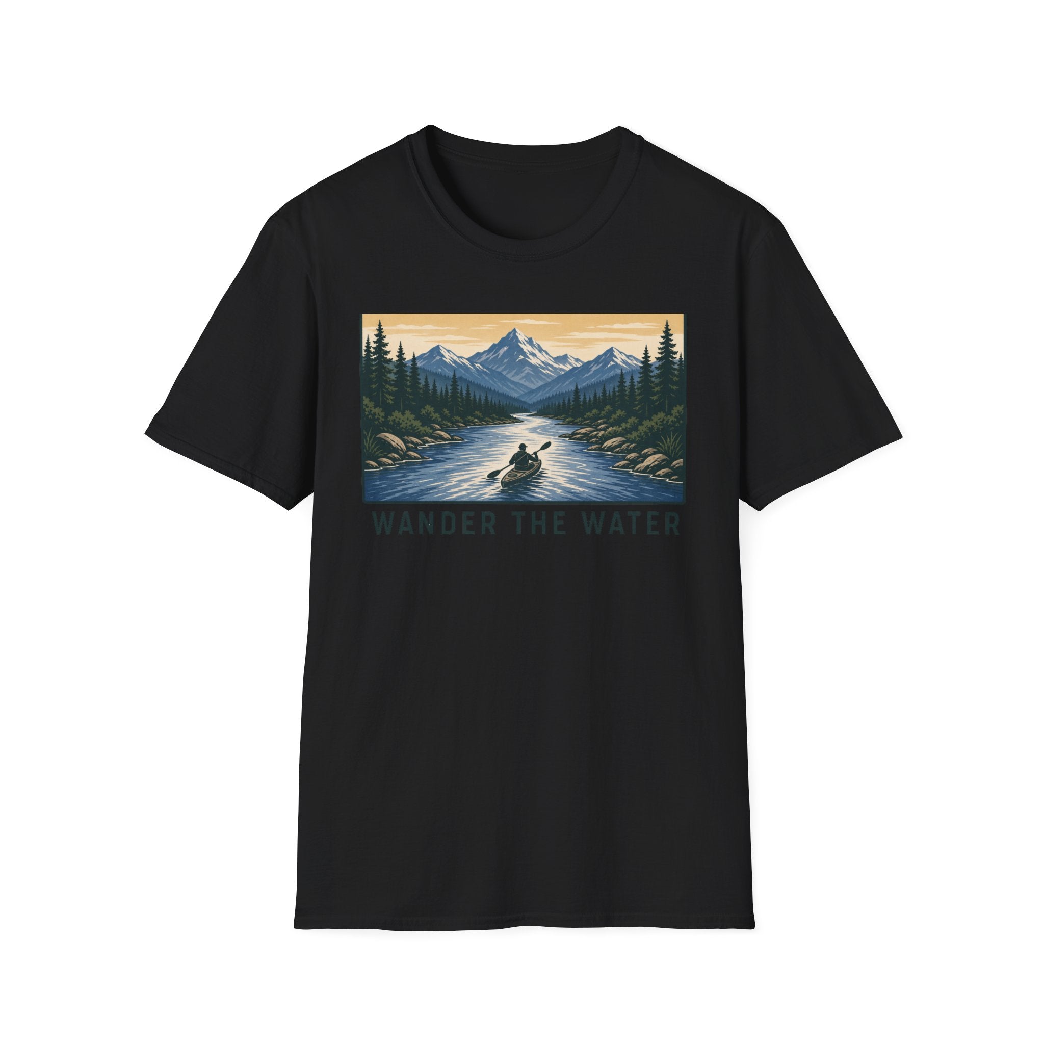 Wander the Water T-Shirt — Mountain Kayak Adventure Tee
