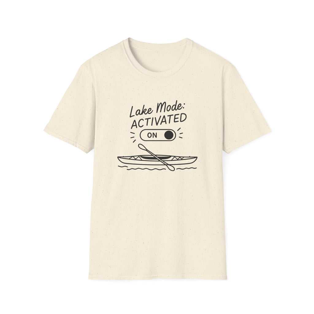 Lake Mode Activated T-Shirt — Kayak Paddle Graphic Tee for Lake Lovers