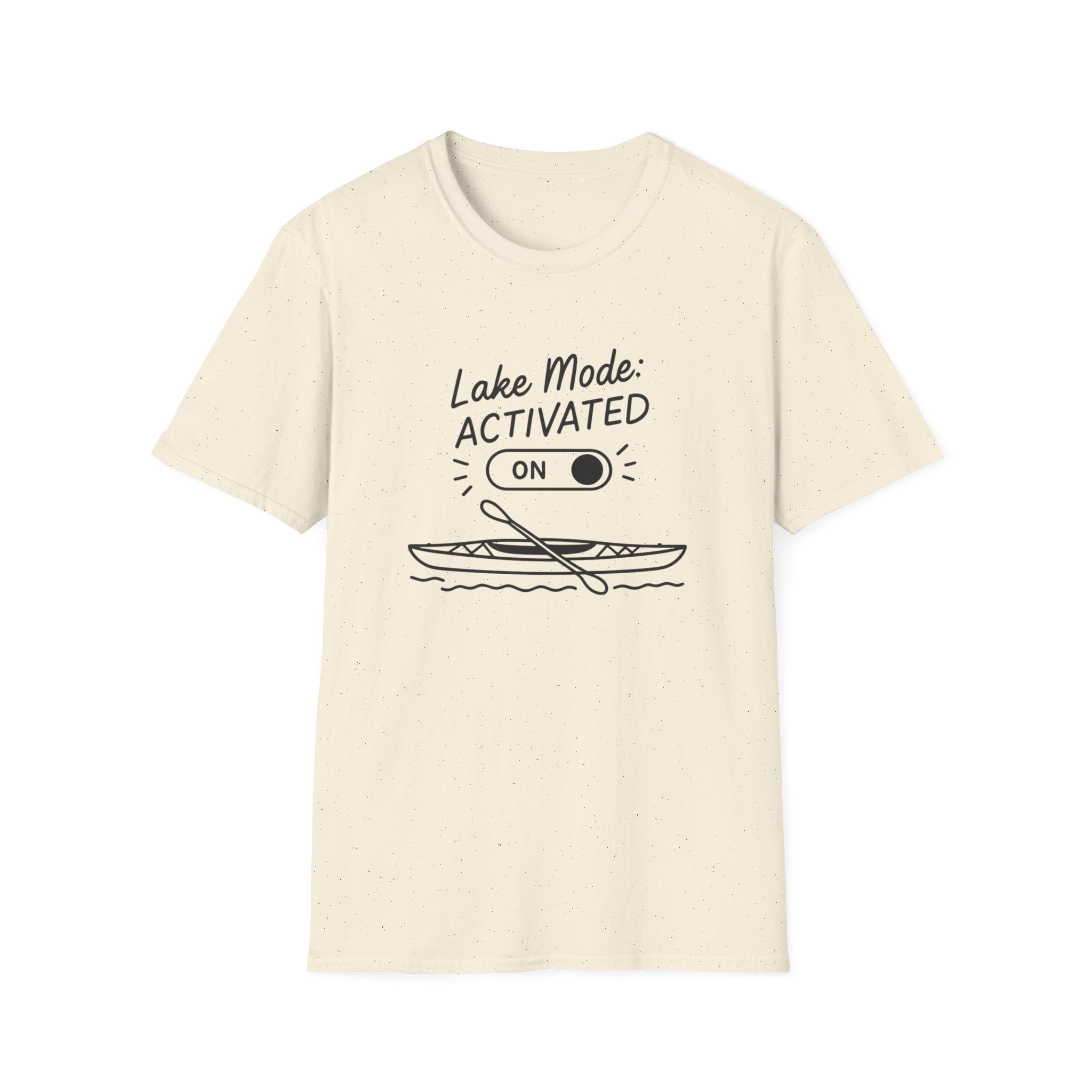 Lake Mode Activated T-Shirt — Kayak Paddle Graphic Tee for Lake Lovers