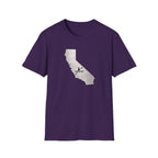California Map kayak T-Shirt — State Outline