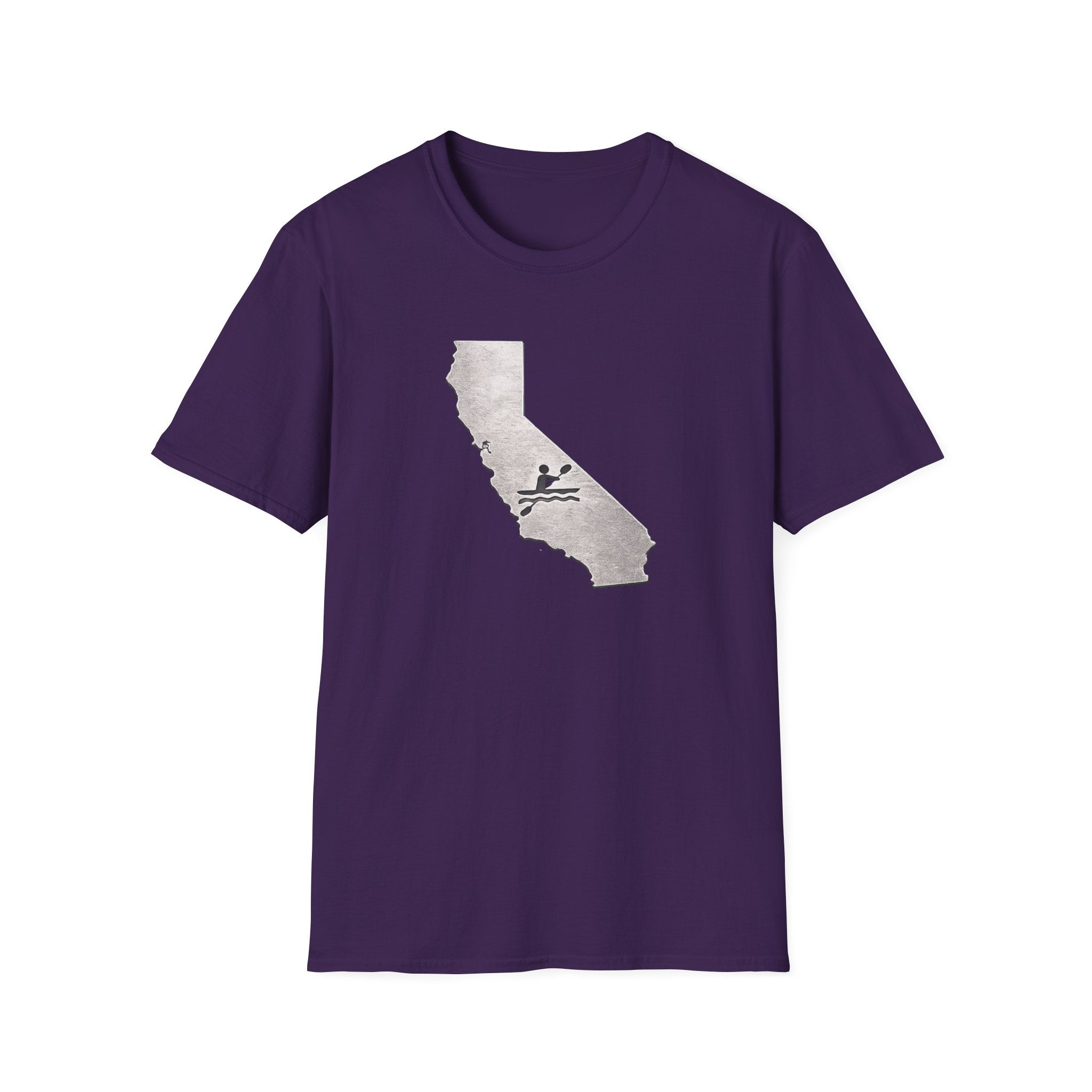 California Map kayak T-Shirt — State Outline