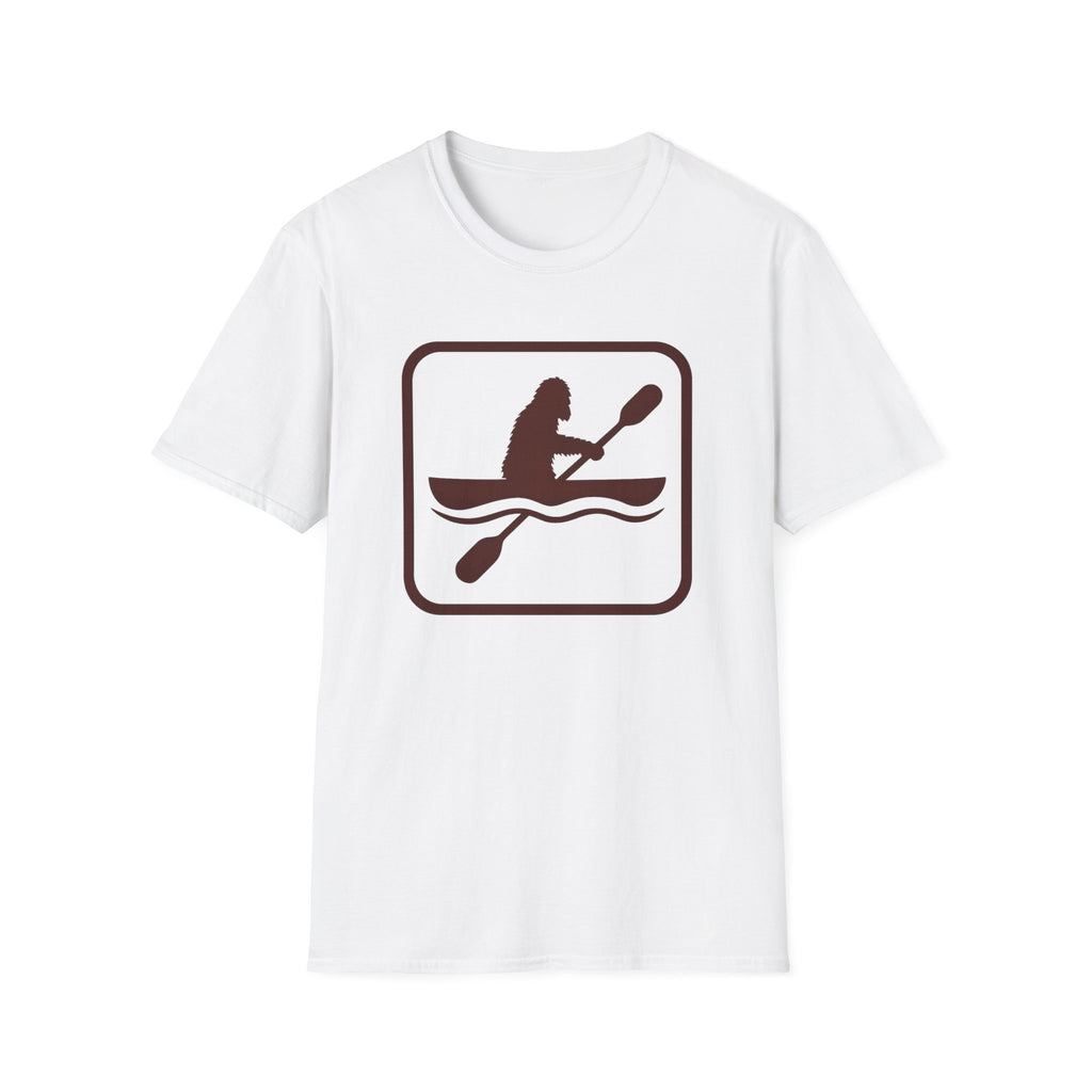Kayaking Icon Retro Pictogram T-Shirt