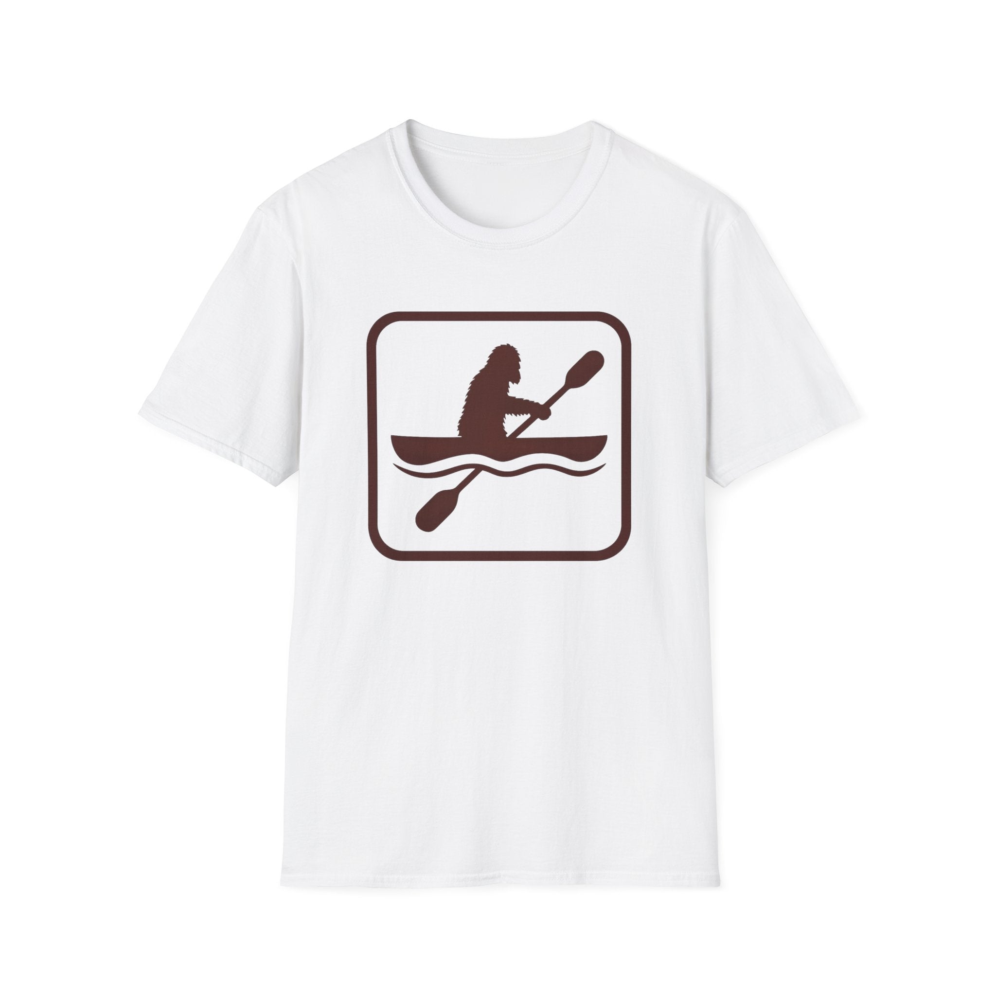Kayaking Icon Retro Pictogram T-Shirt