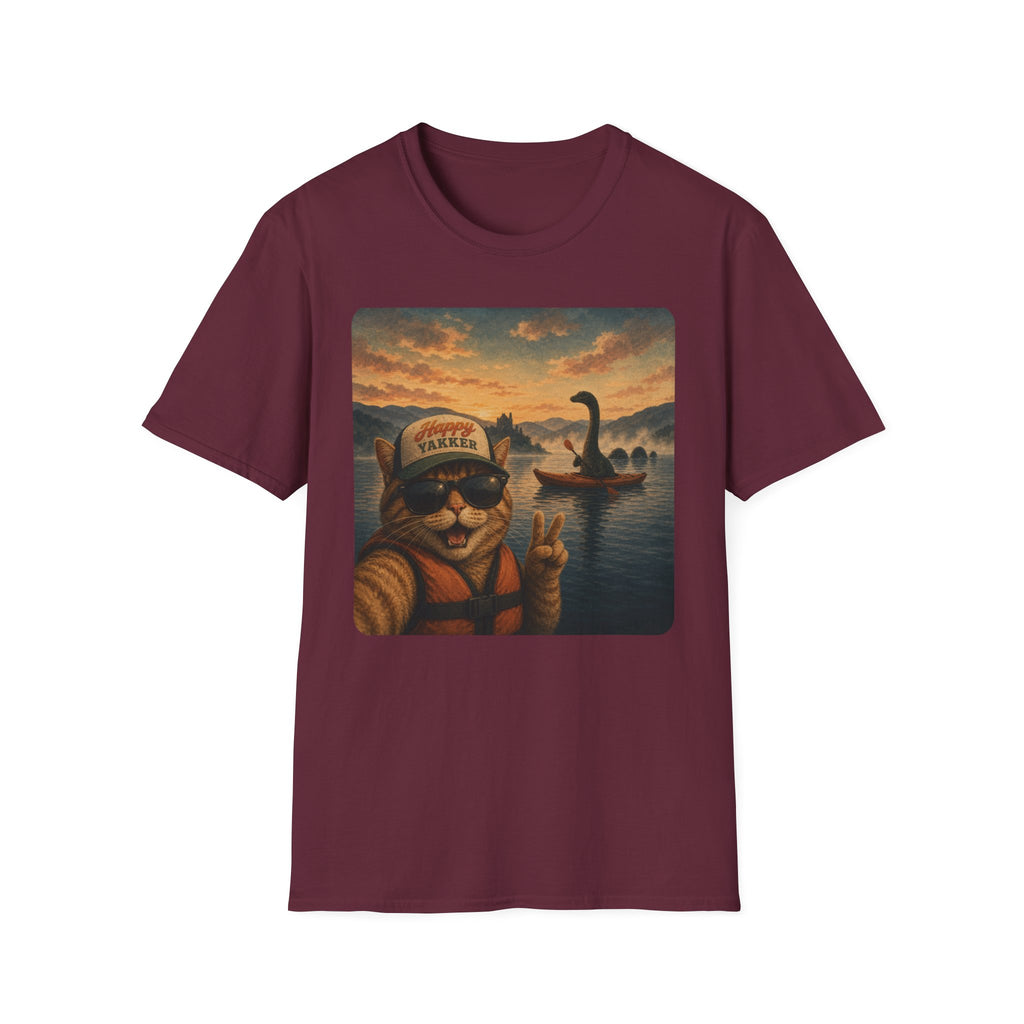 Catselfie Lake T-Shirt — Loch ness Vibe