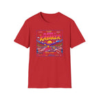 Kayaker Retro Arcade T-Shirt — Player 1 Kayaking Gamer Tee