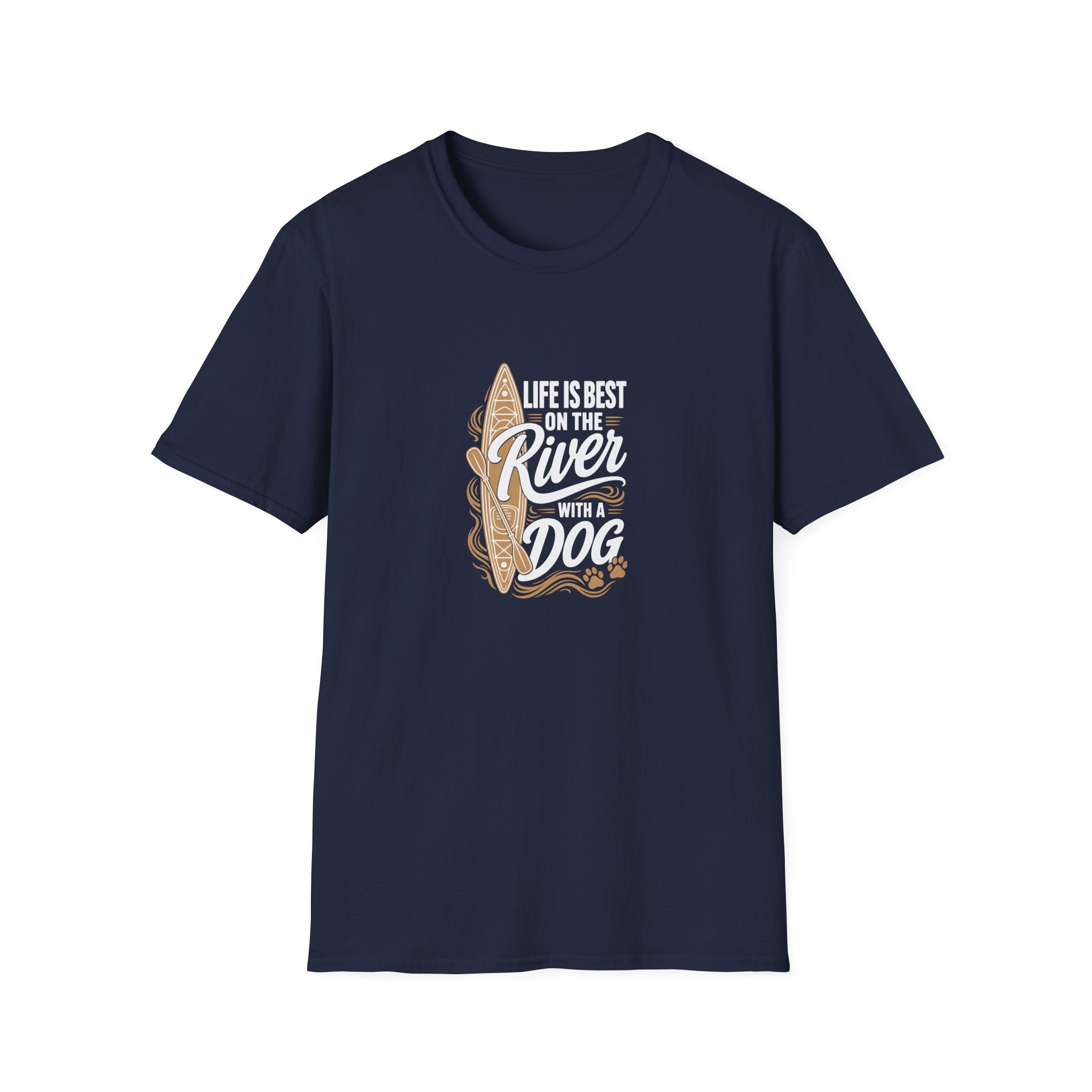 River Life with a Dog T-Shirt