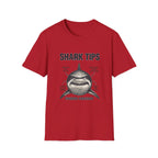 Shark Tips T-Shirt — 'Fingers Crossed' Funny Shark Tee