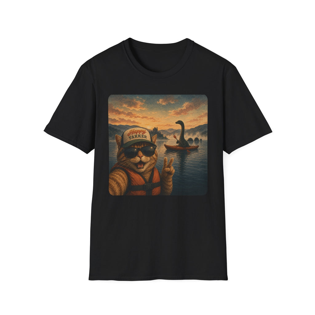 Catselfie Lake T-Shirt — Loch ness Vibe