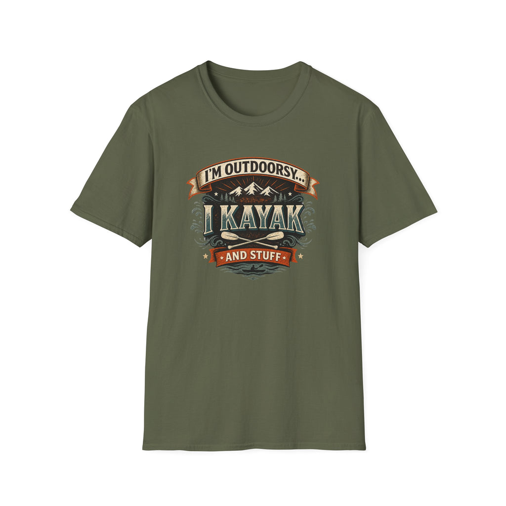 Kayak T-Shirt "I'm Outdoorsy"