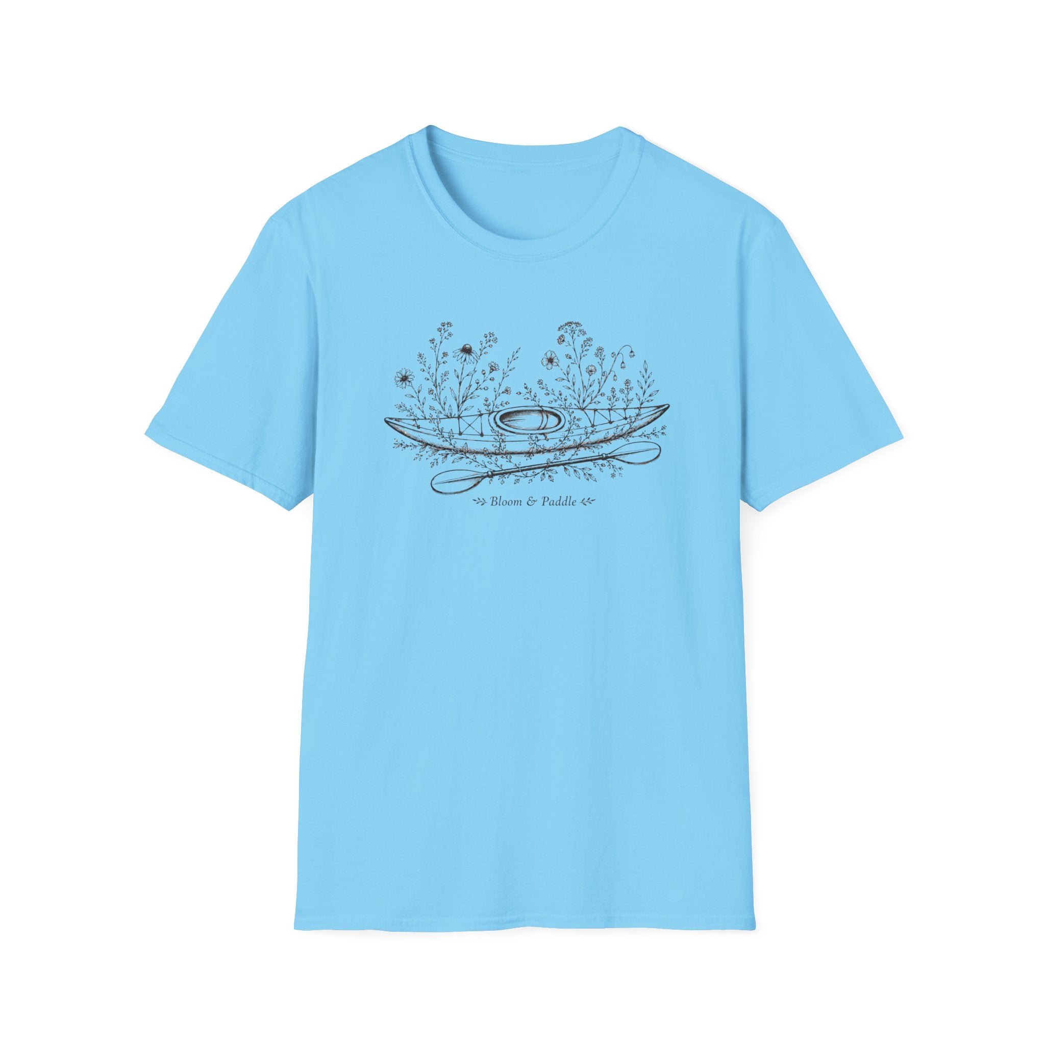 Bloom & Paddle calm nature-loving kayak Tee