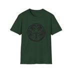 Kayaking Retro Palm Graphic T-Shirt