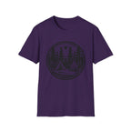 Camping Circle Outdoor Graphic T-Shirt