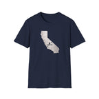 California Map kayak T-Shirt — State Outline