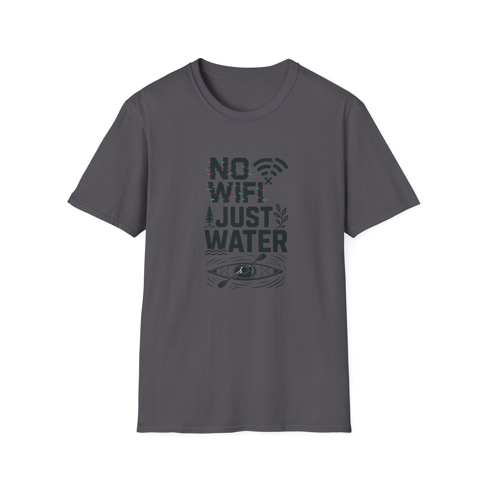 No WiFi Just Water T-Shirt — Funny Kayaking Shirt