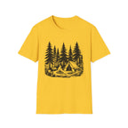Vintage Forest Campfire kayak Tee