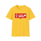 Experience More Likes Social Media Kayak Graphic Tee