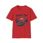 Paddle Hair Don't Care Kayak T-Shirt – Funny Tee for Outdoor Lovers