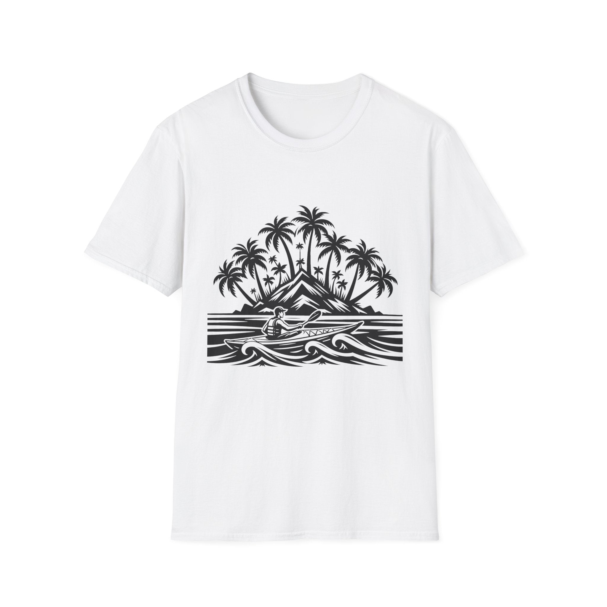 Tropical Waves Palm Island Graphic Tee