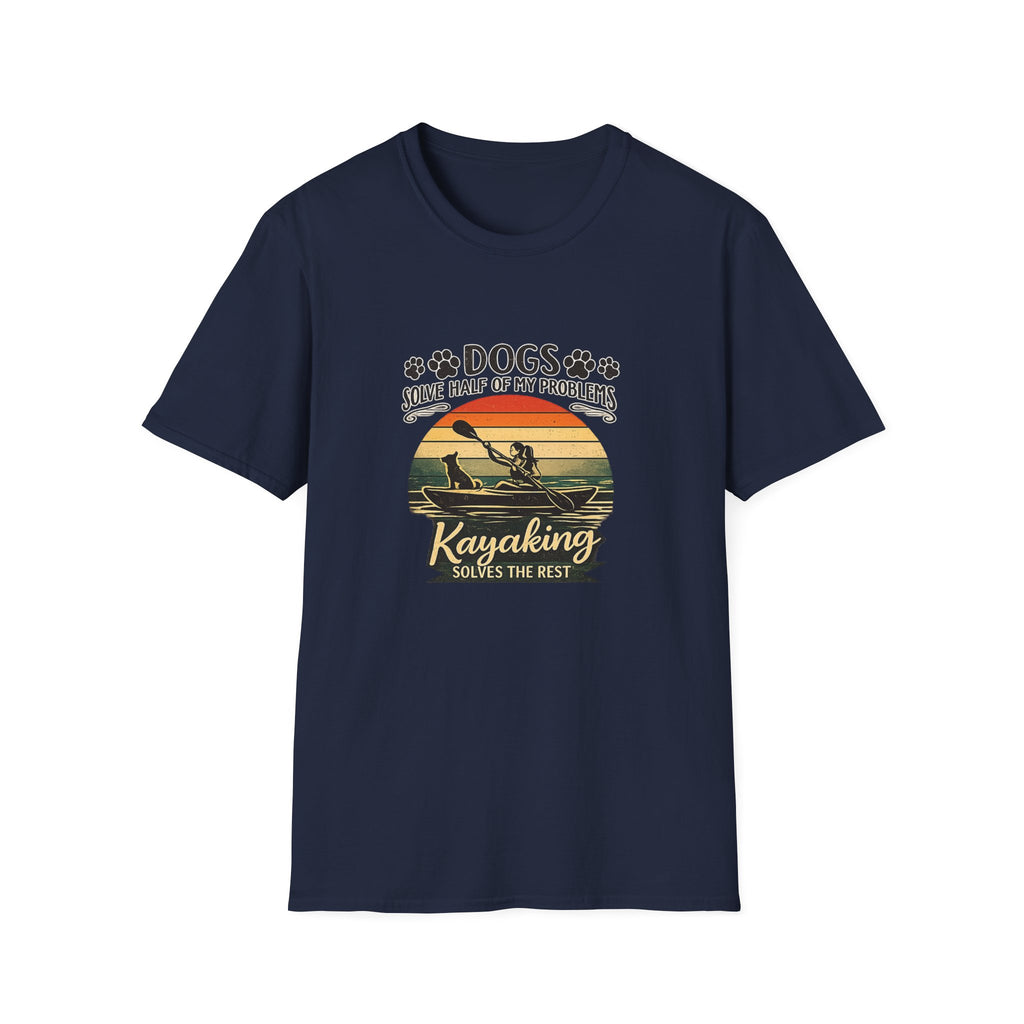 Kayaking With Dogs T-shirt