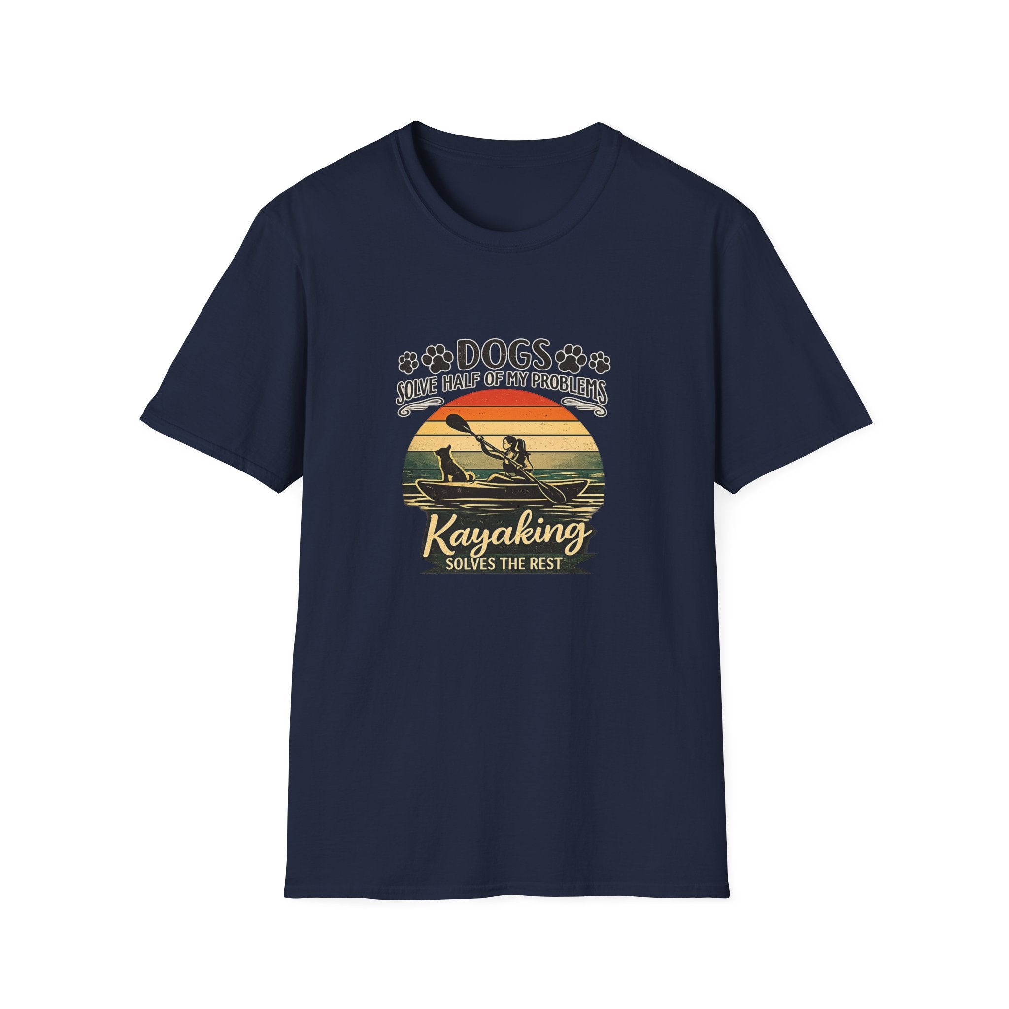 Kayaking With Dogs T-shirt