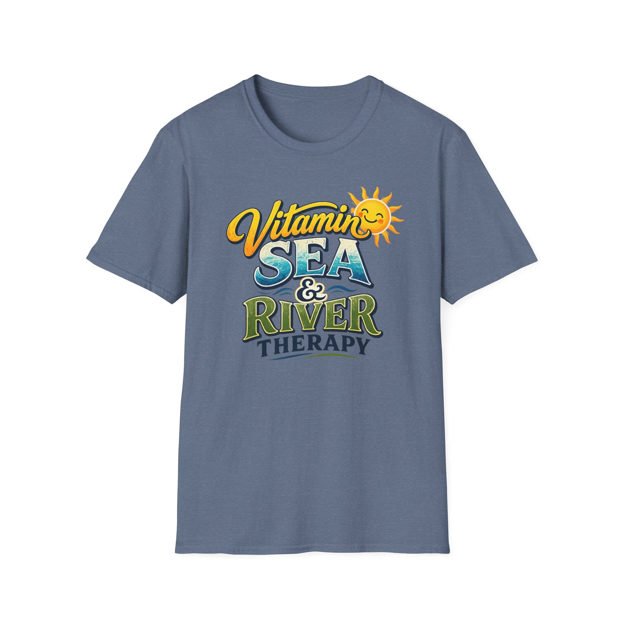 Vitamin Sea & River Therapy T-Shirt — Beachy Sun Graphic Tee