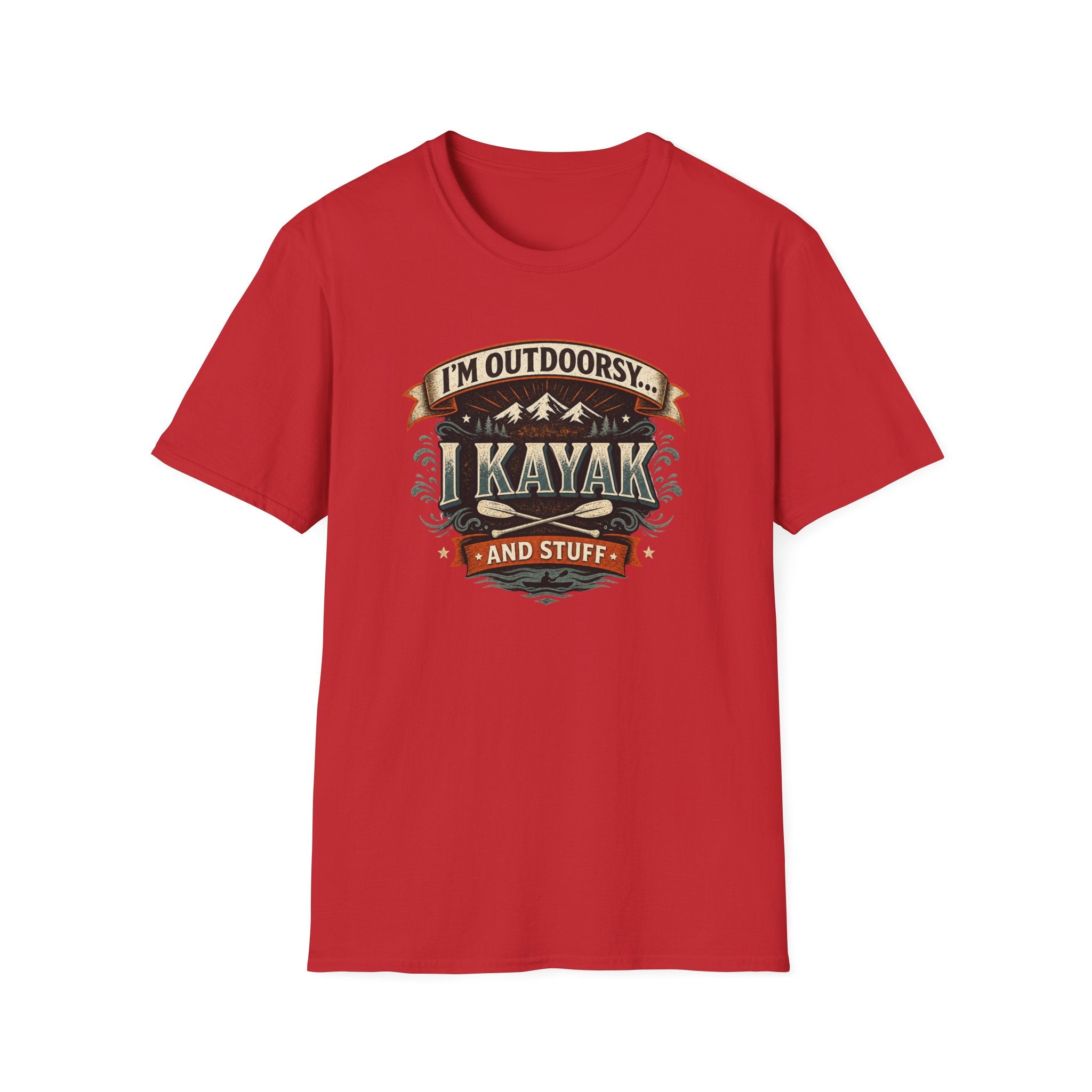 Kayak T-Shirt "I'm Outdoorsy"