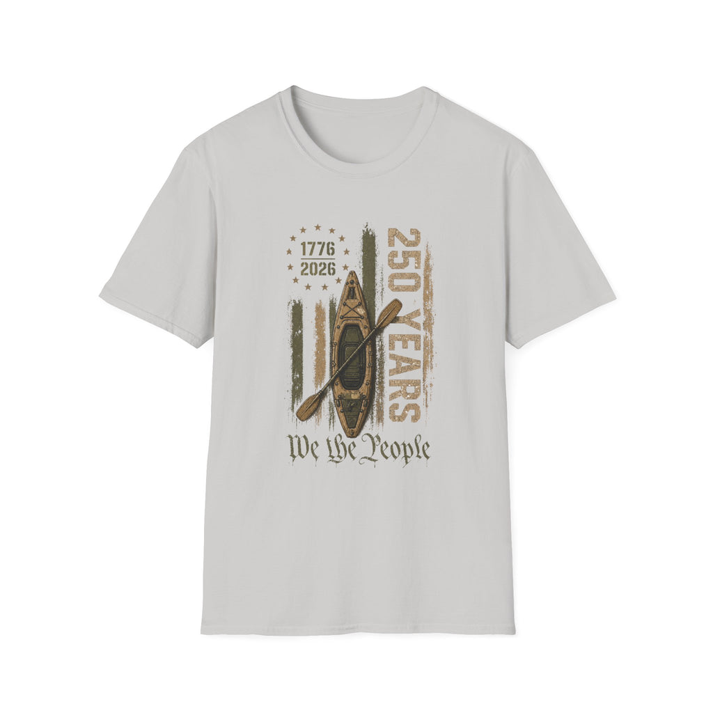 250 Years “We the People” 1776–2026 Patriotic Canoe Graphic