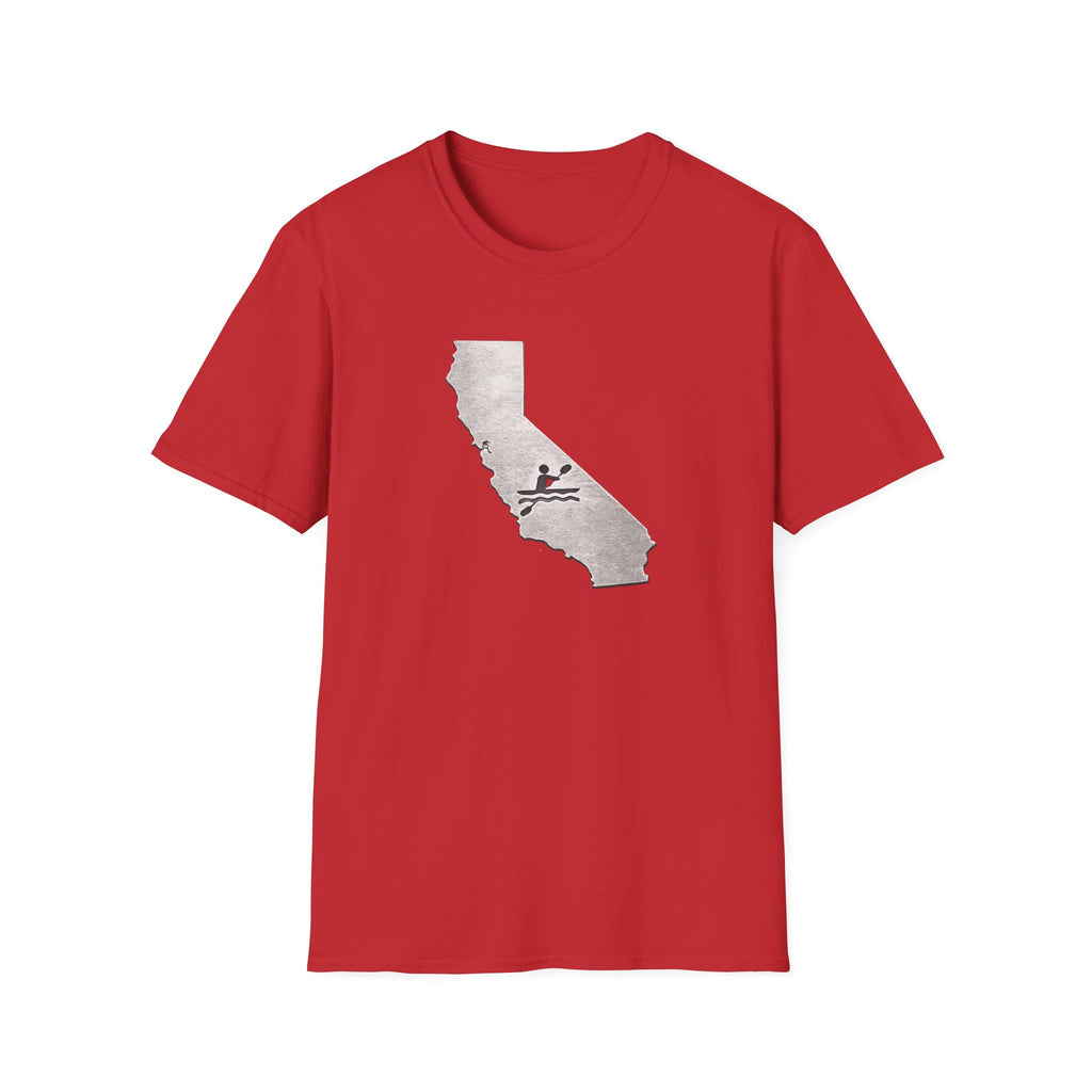 California Map kayak T-Shirt — State Outline